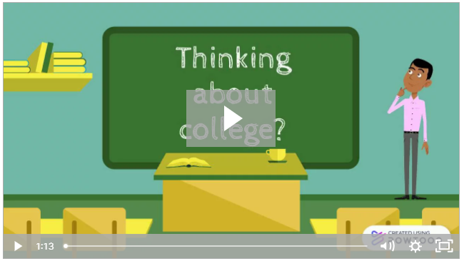 Link to Powtoon video about college and career navigators