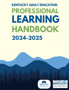 Blue cover of PL Handbook with mountain range